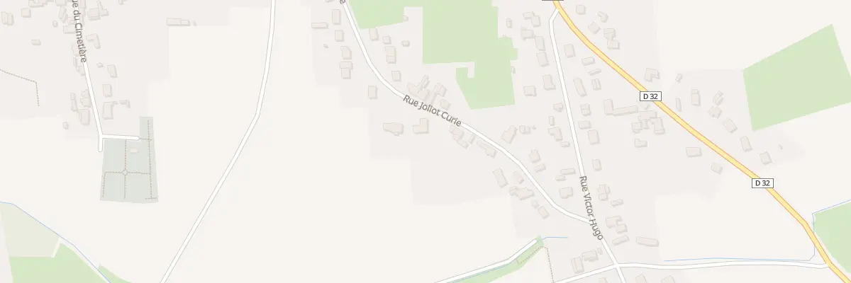 Plan du 26 Rue Joliot Curie à Frières-Faillouël