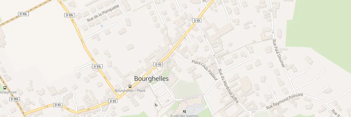 Plan du 1 Rue Clemenceau à Bourghelles