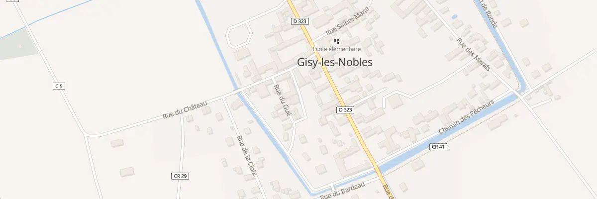 Plan du 4 Rue des Moulins à Gisy-les-Nobles
