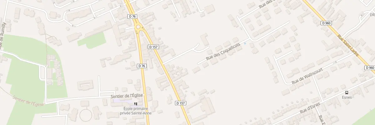 Plan du 25 Rue de Niergnies à Cambrai