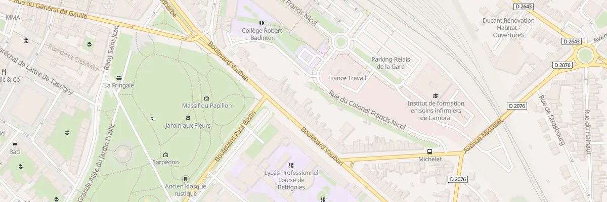 Plan du 27 Bd Vauban à Cambrai