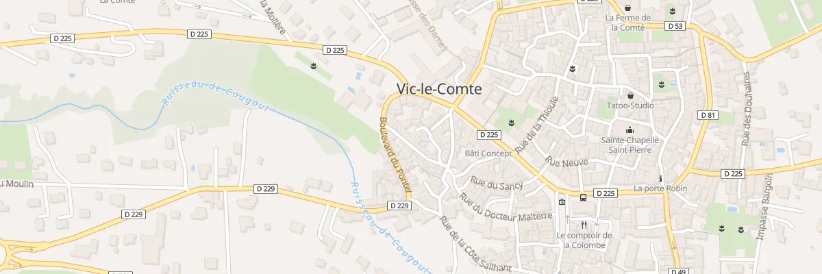 Plan du 31 Rue des Nobles à Vic-le-Comte