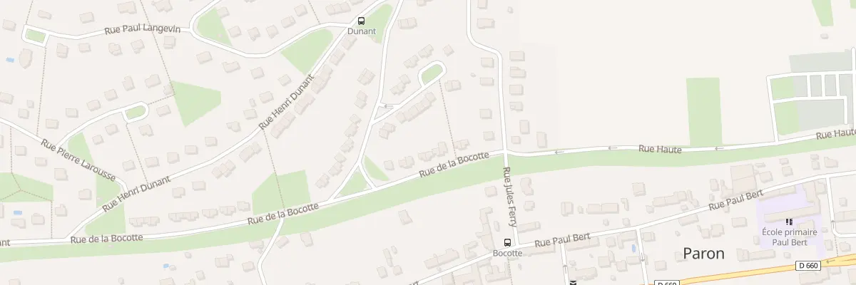 Plan du 9 Rue de la Bocotte à Paron
