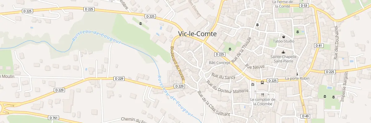 Plan du 42 Rue des Nobles à Vic-le-Comte