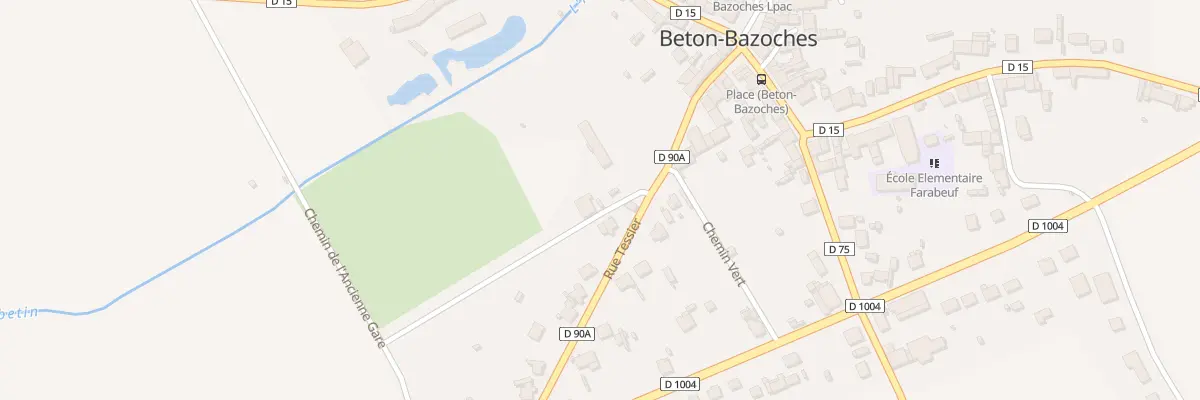 Plan du 2 Che du Parc à Beton-Bazoches