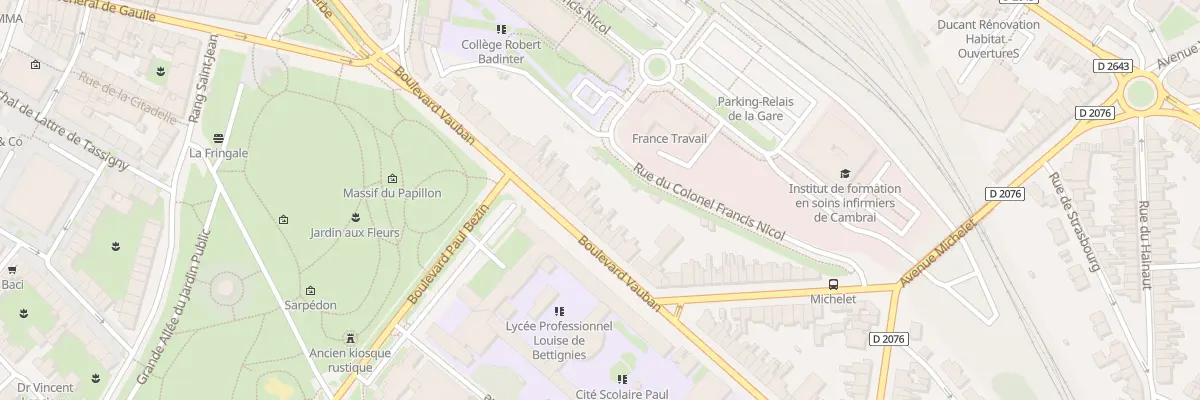 Plan du 31 Bd Vauban à Cambrai