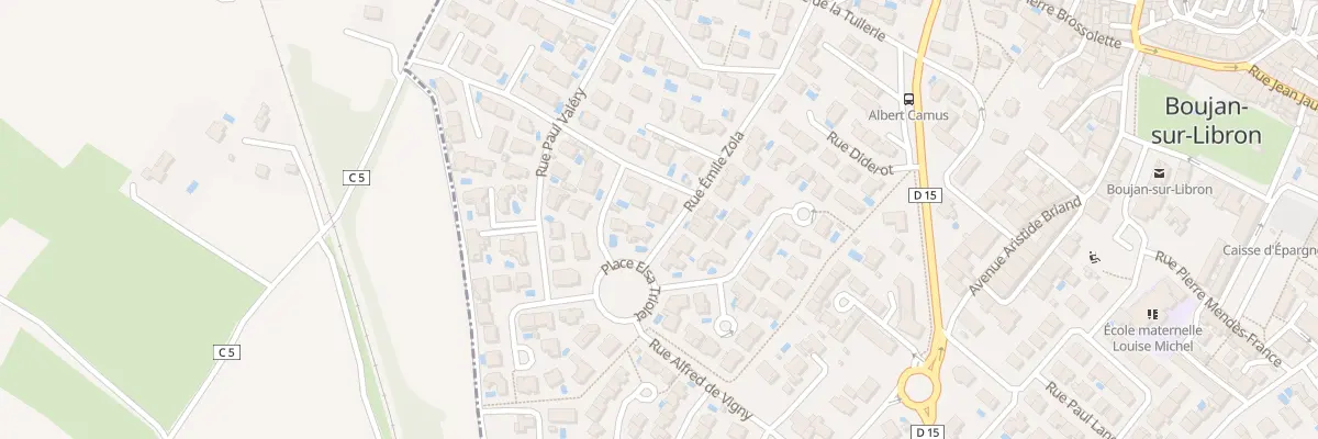 Plan du 1 Rue Frédéric Mistral à Boujan-sur-Libron