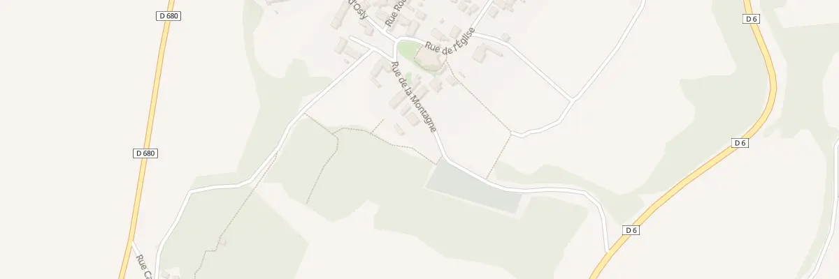 Plan du 6 Rue de la Montagne à Cuisy-en-Almont