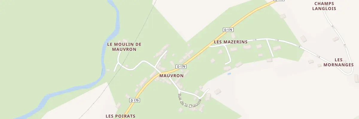 Plan du 17 Rte de Mauvron à Poiseux