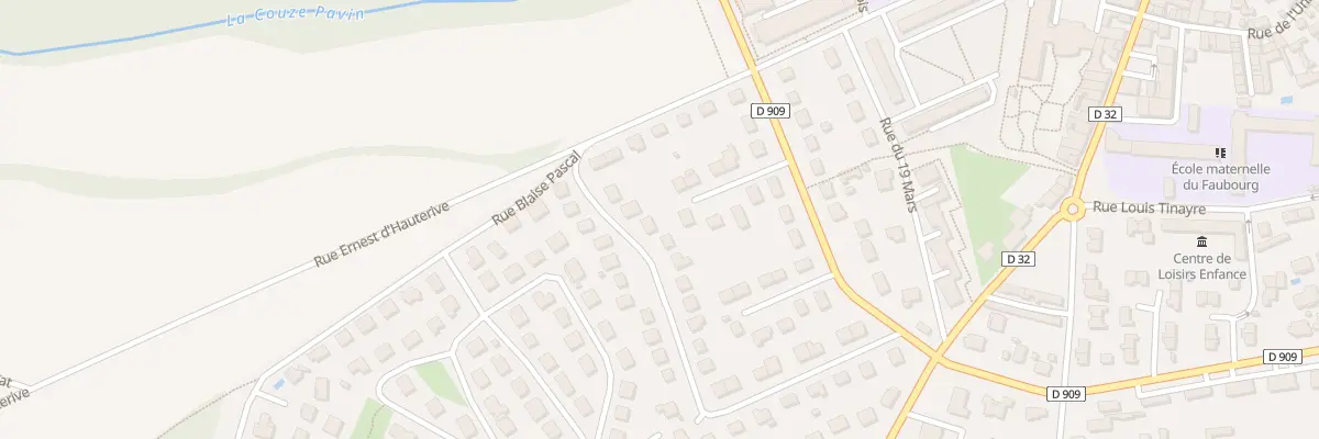 Plan du 32 Rue Docteur Gabriel Roux à Issoire