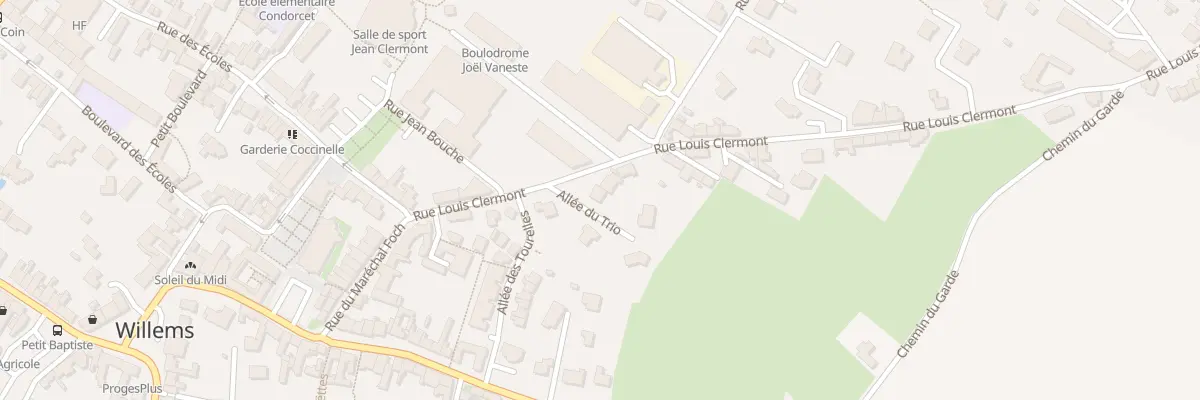 Plan du 8C Rue Louis Clermont à Willems