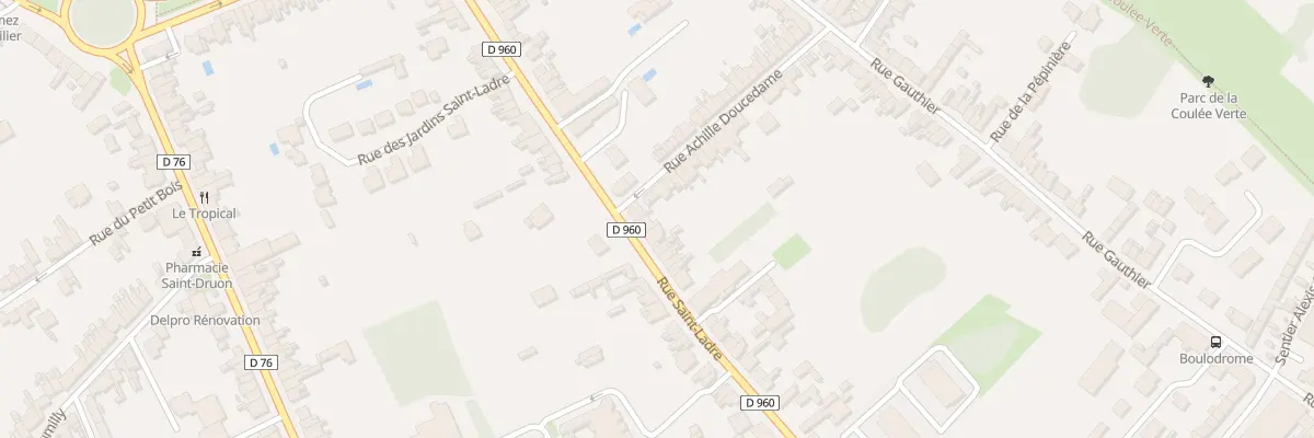 Plan du 49 Rue Saint-ladre à Cambrai