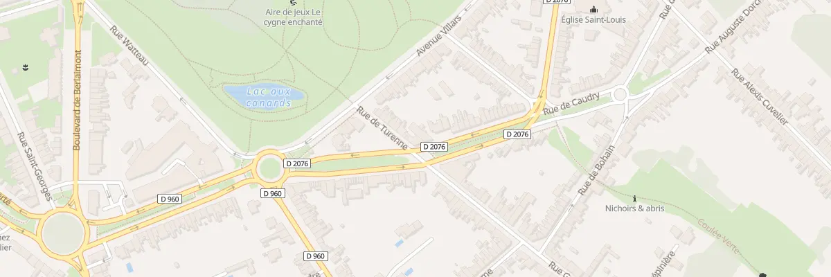 Plan du 15 Rue de Caudry à Cambrai