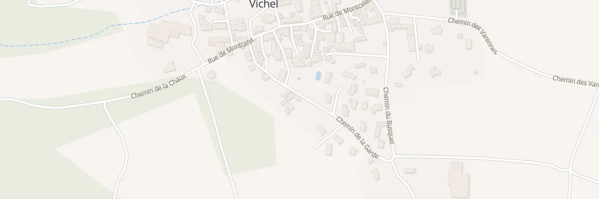 Plan du 10 Che de la Garde à Vichel