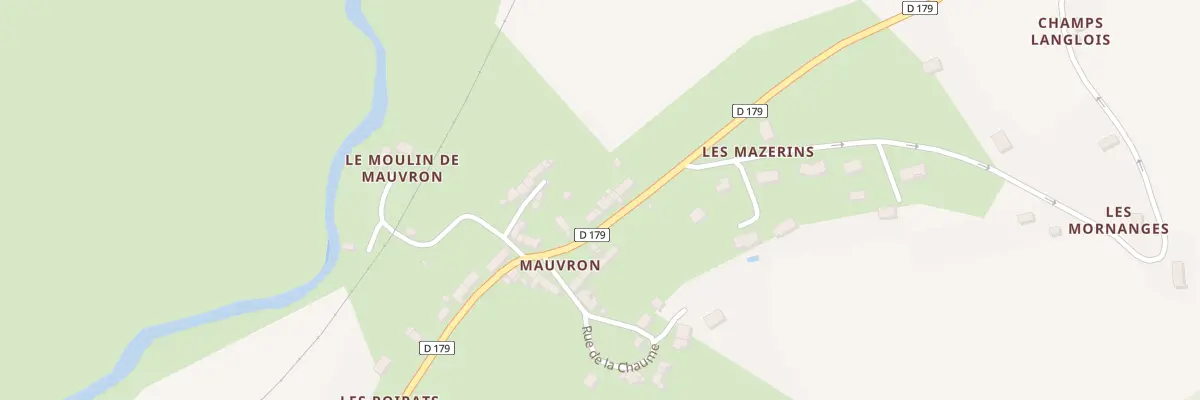 Plan du 69 Mauvron à Poiseux