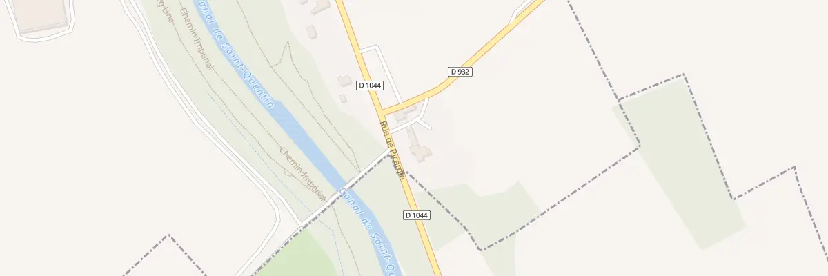 Plan du 13 Ham de Riqueval à Bellicourt