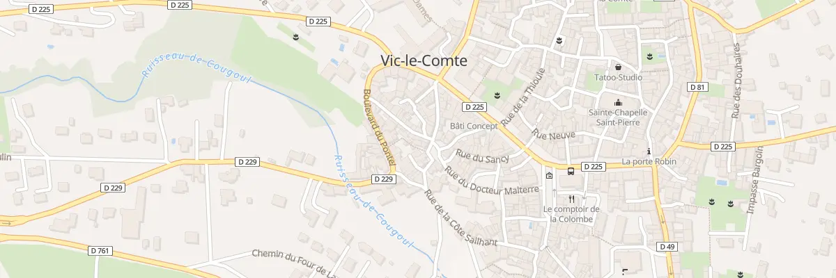 Plan du 76 Rue des Nobles à Vic-le-Comte