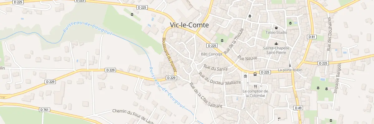 Plan du 5003 Rue du Mont Mouchet à Vic-le-Comte