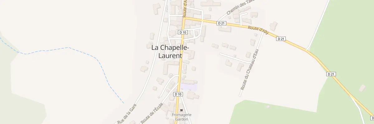 Plan du 6029 Le Bourg à La Chapelle-Laurent