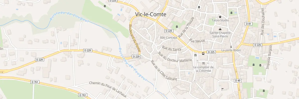 Plan du 83 Rue du Mont Mouchet à Vic-le-Comte