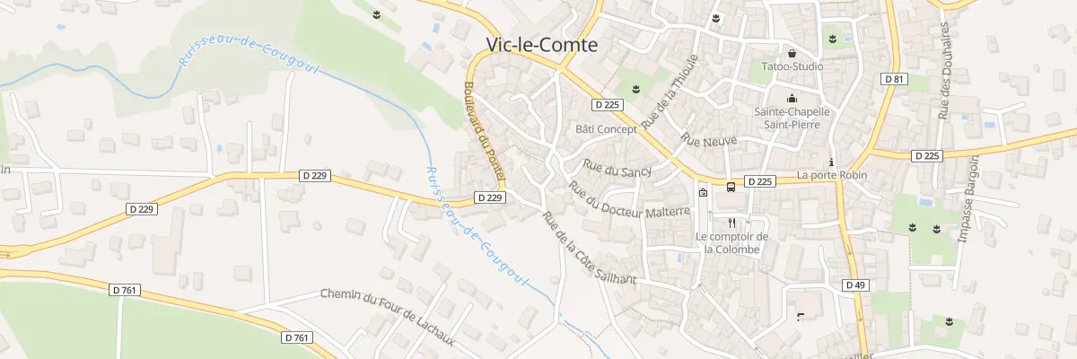 Plan du 110 Rue du Mont Mouchet à Vic-le-Comte