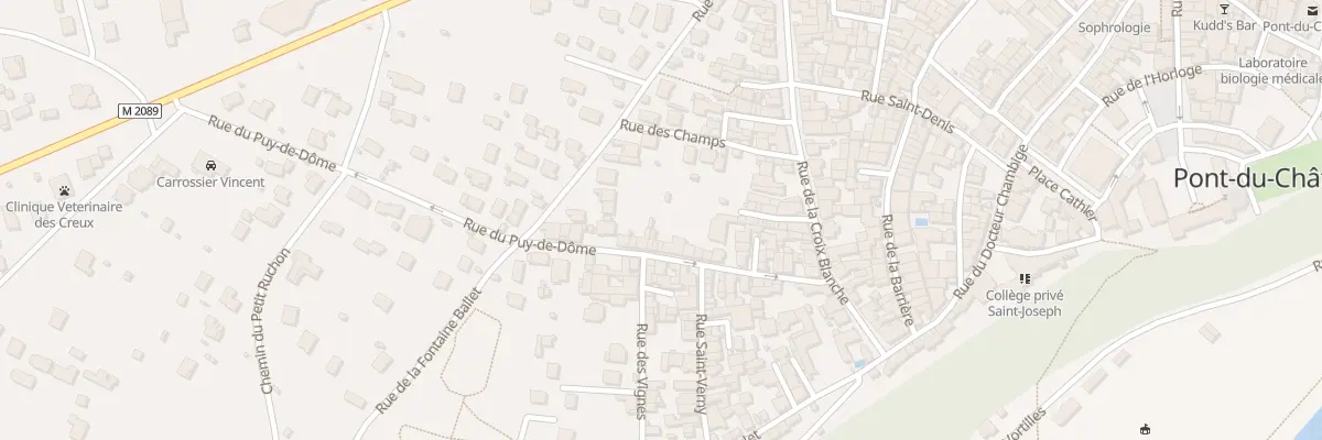 Plan du 22 Rue du Puy de Dôme à Pont-du-Château