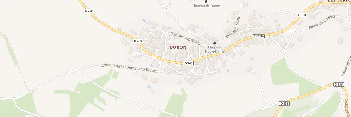 Plan du 16 Rue du Soleil Couchant Buron à Yronde-et-Buron