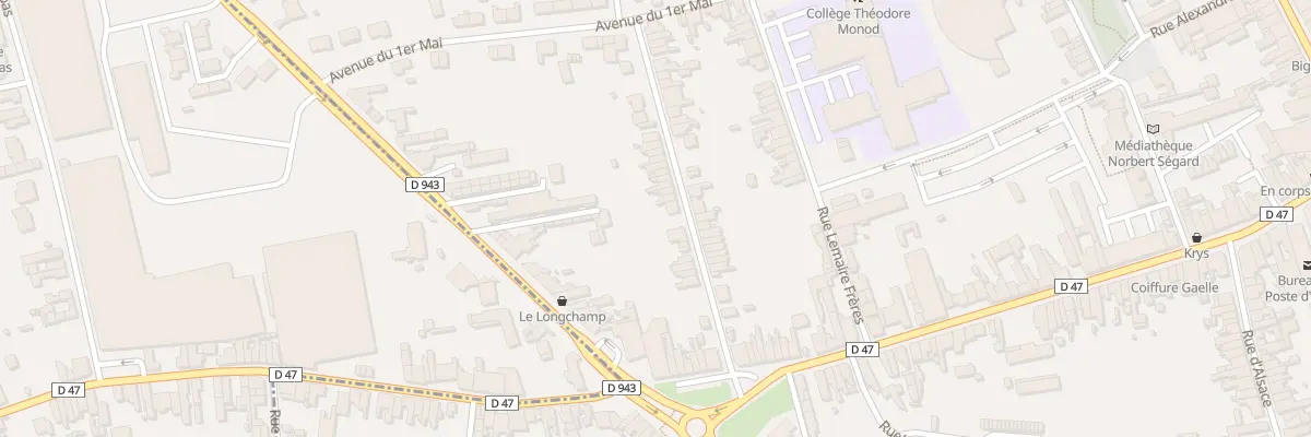 Plan du 15 Rue des Freres Martel à Aniche