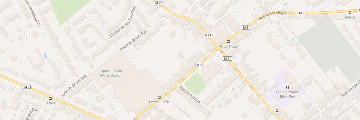 Plan du 29 Rue Victor Hugo à Leers