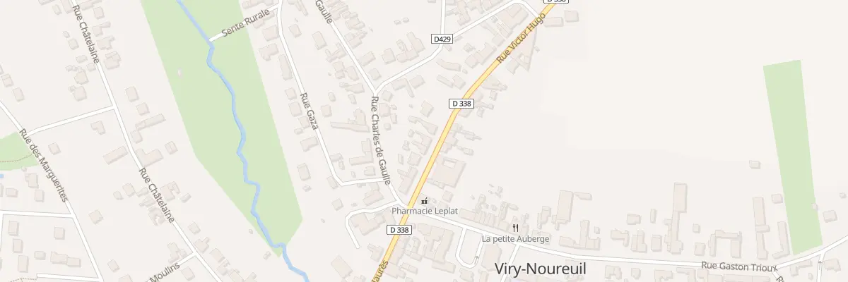 Plan du 9 Rue Victor Hugo à Viry-Noureuil
