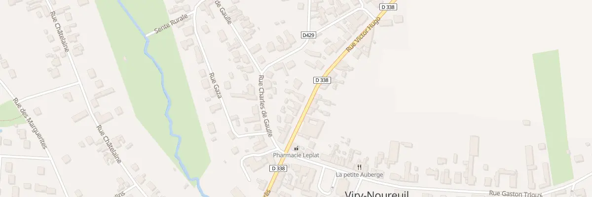 Plan du 11 Rue Victor Hugo à Viry-Noureuil