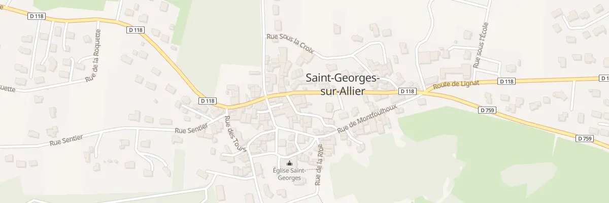 Plan du 4 Rue des Ecoliers à Saint-Georges-sur-Allier