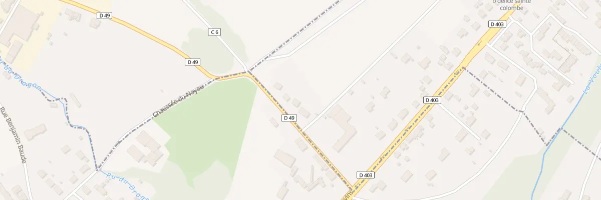 Plan du 8 Rte de Saint Loup à Sainte-Colombe