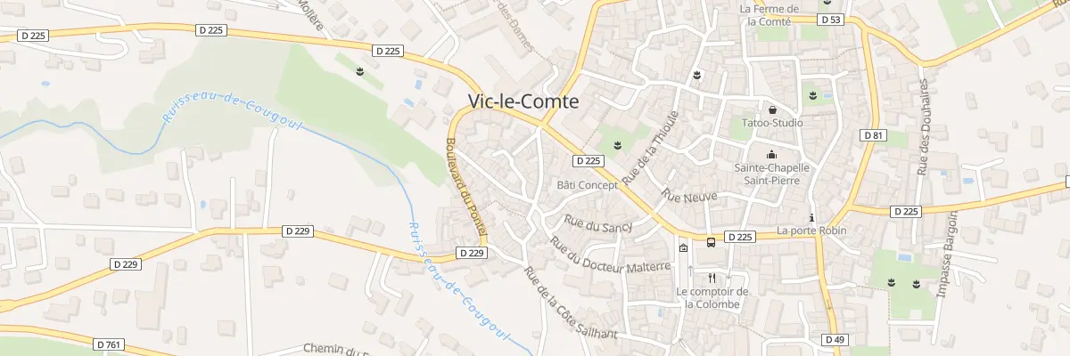 Plan du 40 Rue du Mont Mouchet à Vic-le-Comte