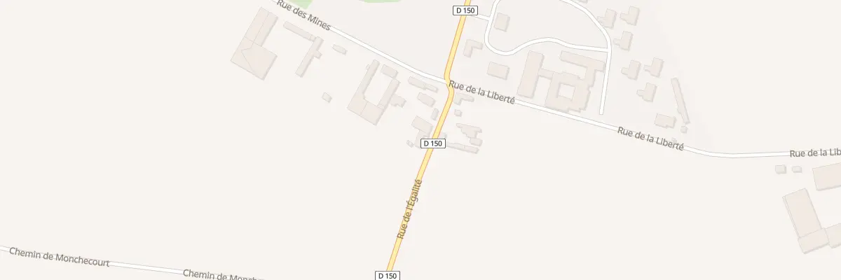 Plan du 8 Rue de l’Egalite à Émerchicourt