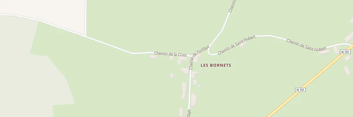 Plan du 3 Che de la Croix à Châteauneuf-Val-de-Bargis
