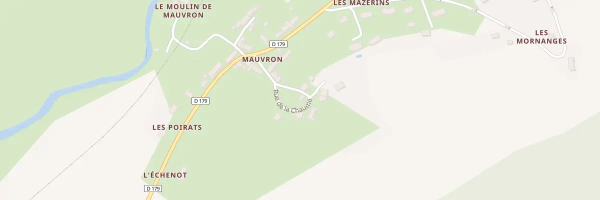 Plan du 53 Mauvron à Poiseux