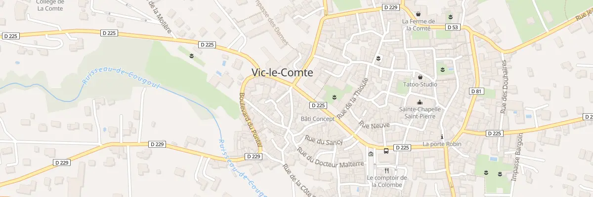 Plan du 15 Rue du Mont Mouchet à Vic-le-Comte