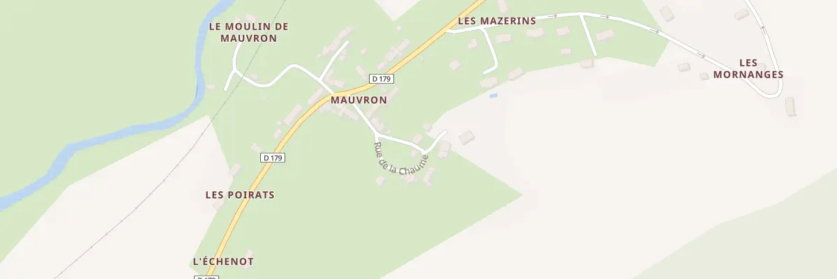 Plan du 54 Mauvron à Poiseux