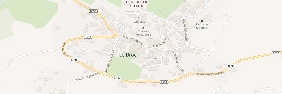 Plan du 3 Chem des Clares au Broc