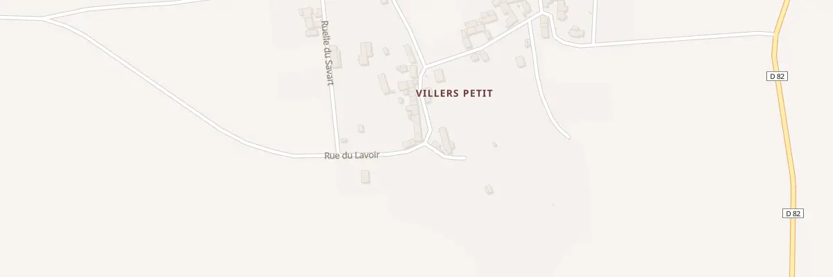 Plan du 52 Rue du Lavoir à Chouy