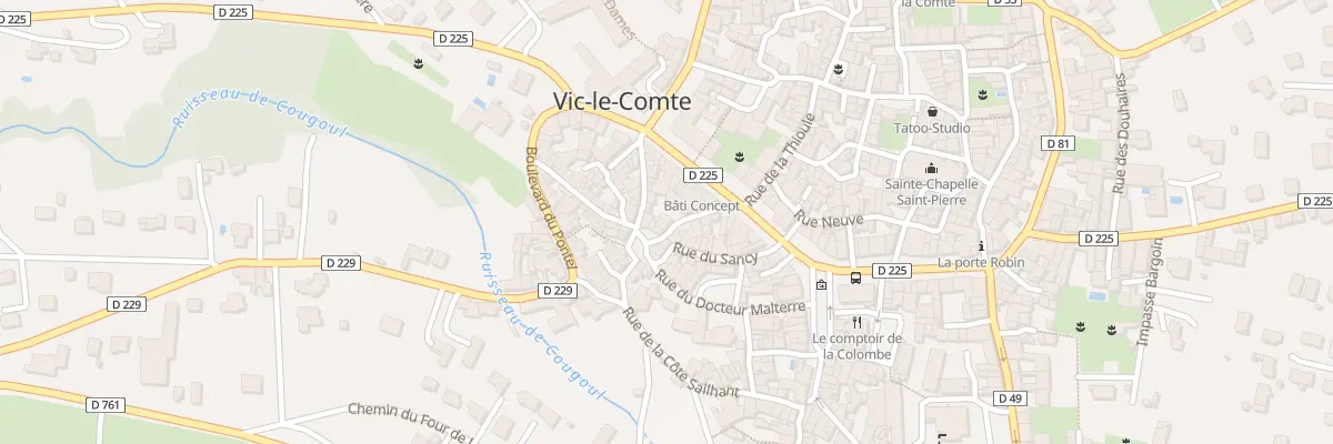 Plan du 38 Rue du Onze Novembre à Vic-le-Comte