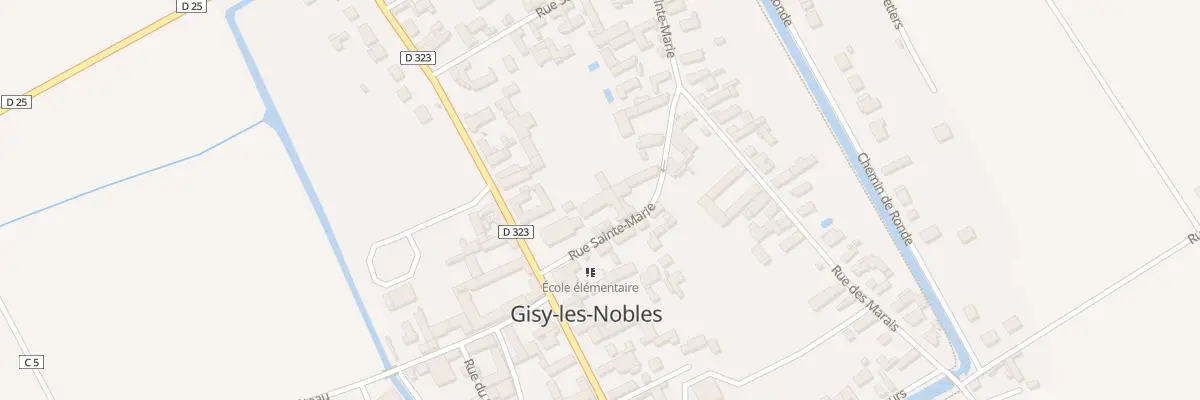 Plan du 1 Rue Sainte-Marie à Gisy-les-Nobles