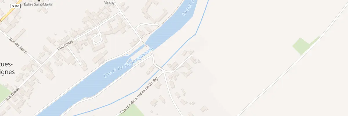 Plan du 6 Rue du Pont de Vinchy aux Rues-des-Vignes
