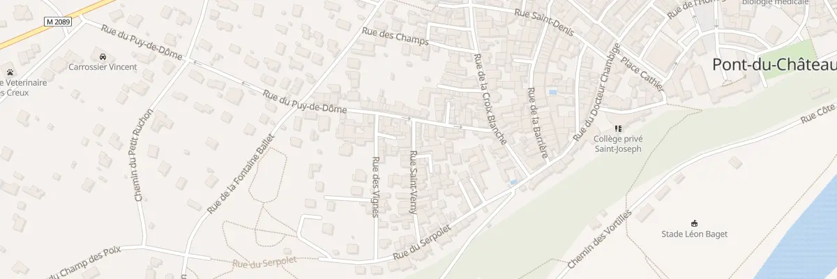 Plan du 3 Rue Saint-Verny à Pont-du-Château