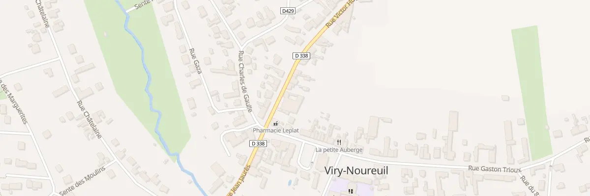 Plan du 4B Rue Victor Hugo à Viry-Noureuil