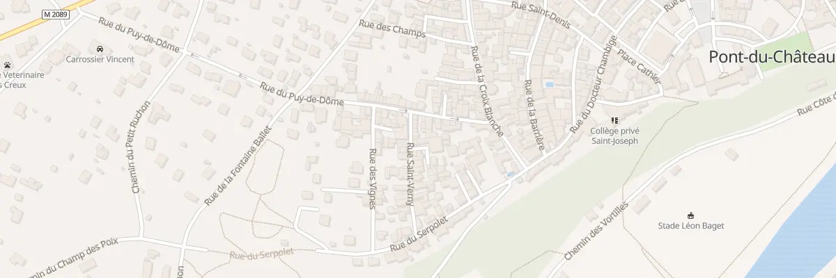 Plan du 9004 Rue Saint-Verny à Pont-du-Château
