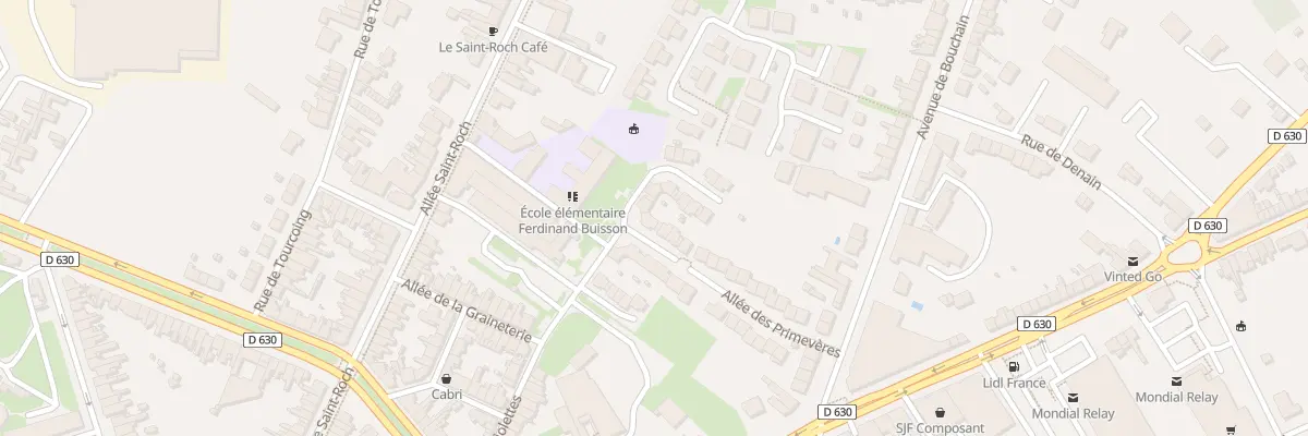 Plan du 56 Rue des Violettes à Cambrai