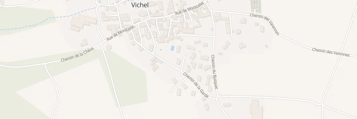 Plan du 7 Che de la Garde à Vichel