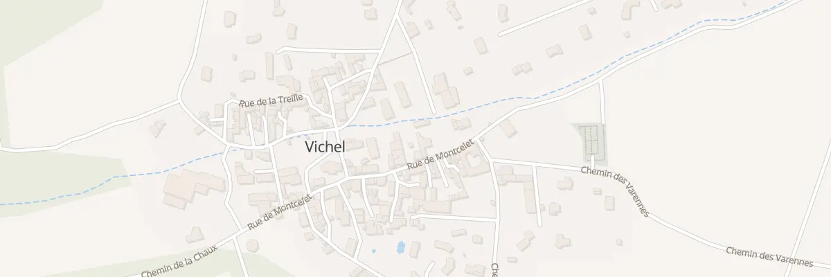 Plan du 13 Rue du Montcelet à Vichel